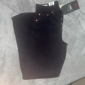 Black Levi’s 501’s